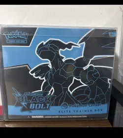 Black Bolt Pokemon Center Exclusive ETB Elite Trainer Box Pokemon TCG Sealed New - Image 1