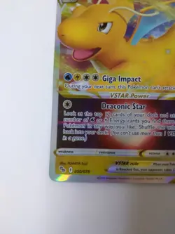 Dragonite VSTAR Ultra Rare Holo NM | Pokemon Go 2022 - Image 4