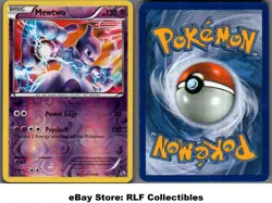 2013 Pokemon, Legendary Treasures, #53/113 Mewtwo, Reverse Holo Rare - Image 1