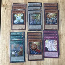 Yugioh Ancient Fairy Life Dragon Deck Core 18 cards ALIN World of Spirits Luna - Image 1