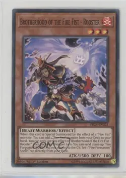 Super Rare - Brotherhood of the Fire Fist Rooster 1st Ed. YuGiOh s Gadgets 0c57 - Image 1