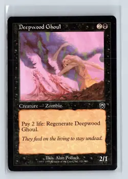 DEEPWOOD GHOUL - MTG Magic the Gathering Card - Mercadian Masques - Common - Image 1