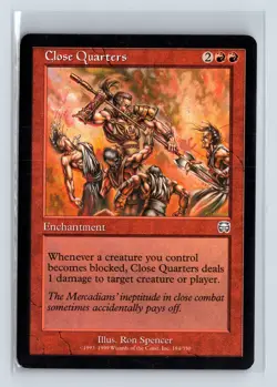 CLOSE QUARTERS - MTG Magic the Gathering Card - Mercadian Masques - Uncommon - Image 1