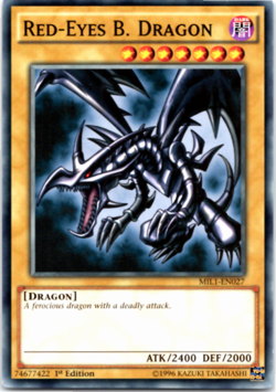 Red-Eyes B. Dragon - MIL1-EN027 - Common - 1st Edition - Yugioh - Image 1