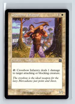 CROSSBOW INFANTRY - MTG Magic the Gathering Card - Mercadian Masques - Common - Image 1