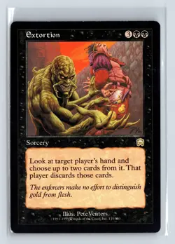 EXTORTION - MTG Magic the Gathering Card - Mercadian Masques - Rare - Image 1