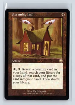 ASSEMBLY HALL - MTG Magic the Gathering Card - Mercadian Masques - Rare - Image 1