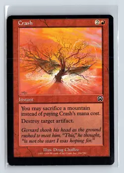 CRASH - MTG Magic the Gathering Card - Mercadian Masques - Common - Image 1