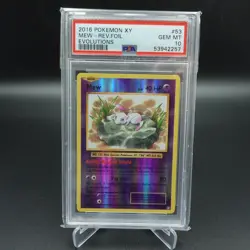 PSA 10 GEM MINT POKEMON REVERSE HOLO MEW XY EVOLUTIONS 2016 #53 CARD - Image 1