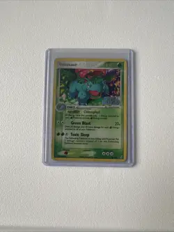 Pokemon TCG Venusaur Crystal Guardians Stamped Holo Rare Card 28/100 - Image 1