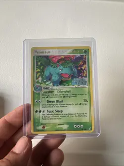 Pokemon TCG Venusaur Crystal Guardians Stamped Holo Rare Card 28/100 - Image 4