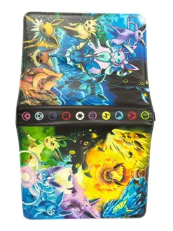 900 cards Pokemon Eevee Eeveelutions Card Binder TCG 9 Pockets 50 Sleeves Holds - Image 3