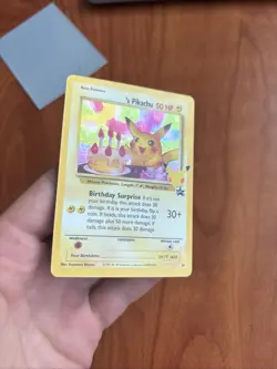 NM Birthday Pikachu #24 Celebrations: Classic Collection Holo Pokemon Card - Image 3