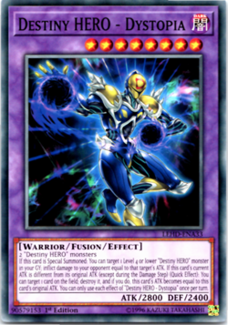 Destiny HERO - Dystopia - LEHD-ENA33 - Common - 1st Edition Yugioh - Image 1