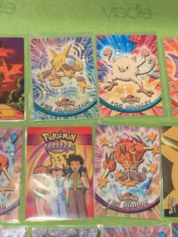 Topps Pokemon TV Animation 35 card lot with 2 foils (Very Good Condition) - Image 5