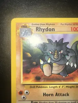 Pokemon TCG Rhydon Jungle 1st Edition Uncommon Card 45/64 Regular - Image 2