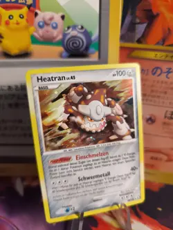 Pokemon Karte Card Heatran Lv. 45 Legends Awakend Erwachte Legenden Holo NM - Image 1