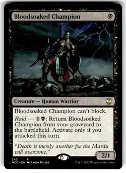Bloodsoaked Champion Commander: Streets of New Capenna Regular MTG - Image 1