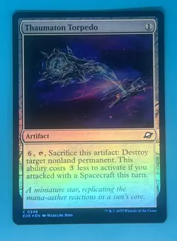 Mtg Edge Of Eternities Thaumaton Torpedo - Foil - Image 1
