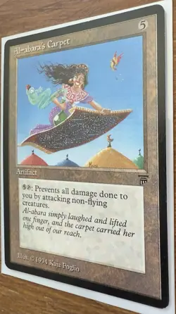 MTG Al-Abara’s Carpet Legends Reserved List EX/NM Vintage Magic The Gathering - Image 2