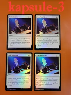 4x Make Your Move | FOIL | Murders at Karlov Manor | MTG Magic Cards - Image 1