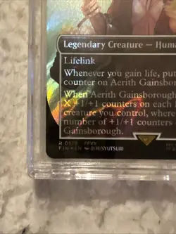 Aerith Gainsborough Borderless Surge Foil Final Fantasy #519 NM Magic MTG. NICE! - Image 5