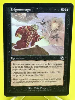 SNUFF OUT DEGOMMAGE FRENCH MAGIC MTG MERCADIAN MASQUES EXCELLENT ⚡Fast ship⚡ - Image 1