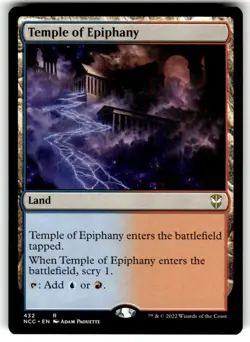 Temple of Epiphany Commander: Streets of New Capenna Regular MTG - Image 1