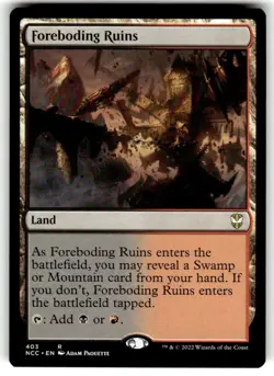 Foreboding Ruins Commander: Streets of New Capenna Regular MTG - Image 1