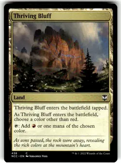 Thriving Bluff Commander: Streets of New Capenna Regular MTG - Image 1