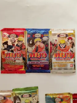 NARUTO Card Game LOTTO 7 Bustine dalla serie 1 alla serie 7 ITA Panini BANDAI - Image 2