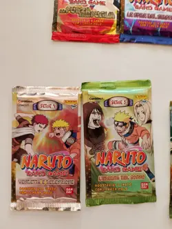 NARUTO Card Game LOTTO 7 Bustine dalla serie 1 alla serie 7 ITA Panini BANDAI - Image 3