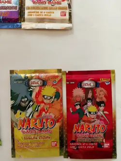 NARUTO Card Game LOTTO 7 Bustine dalla serie 1 alla serie 7 ITA Panini BANDAI - Image 4