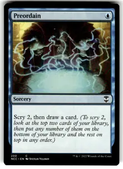 Preordain Commander Commander: Streets of New Capenna Regular MTG NM - Image 1