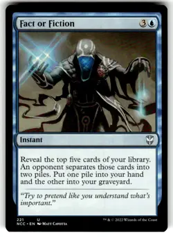 Fact or Fiction Commander: Streets of New Capenna Regular MTG - Image 1