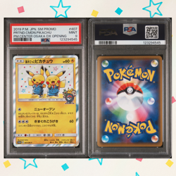 Pretend Comedian Pikachu 407/SM-P Osaka Japanese Pokemon Promo PSA 8 - NM/Mint - Image 2