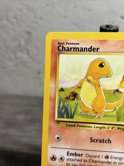 Charmander 046/102 Base Set Regular Common-Pokemon TCG-Fast Shipping-LP/NM!! - Image 2
