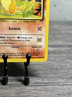 Charmander 046/102 Base Set Regular Common-Pokemon TCG-Fast Shipping-LP/NM!! - Image 5