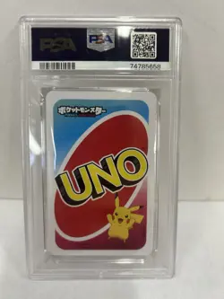 2020 UNO POKEMON VENUSAUR JAPANESE BACK RED #6 PSA 10 Gem Mint - Image 2