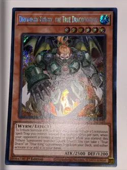 Yugioh! Dinomight Knight, the True Dracofighter - BLMM-EN126 - Secret Rare - 1st - Image 1