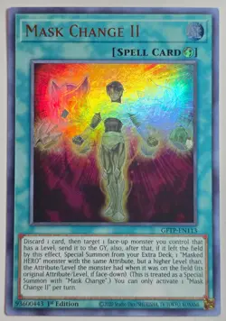 Yugioh Mask Change II GFTP-EN113 Ultra Rare 1st Edition - Image 1