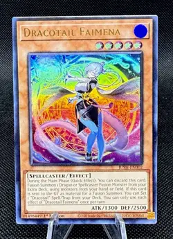 Dracotail Faimena Ultra Rare | JUSH-EN002 | Justice Hunters | Yu-Gi-Oh! | NM - Image 1