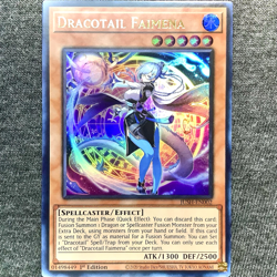 Dracotail Faimena Ultra Rare | JUSH-EN002 | Justice Hunters | Yu-Gi-Oh! | NM - Image 1