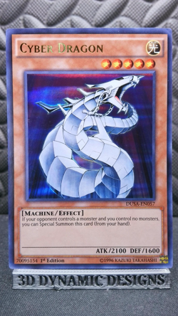 | Yugioh Cyber Dragon DUSA-EN057 1st Edition Ultra Rare Duelist Saga LP 🔥 | - Image 1