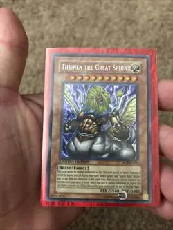 Yu-Gi-Oh! TCG Theinen the Great Sphinx MC2-EN006 Limited Edition NM Never Played - Image 1
