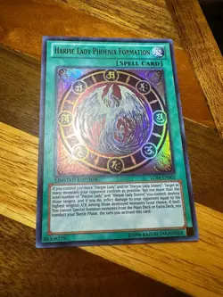 Harpie Lady Phoenix Formation LC04-EN002 Limited Edition Ultra Rare PL + BONUS - Image 1