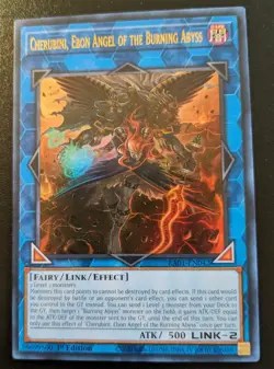 Cherubini, Ebon Angel Of The Burning Abyss RA01-EN042 1st Ed Ultra Rare Yu-Gi-Oh - Image 1