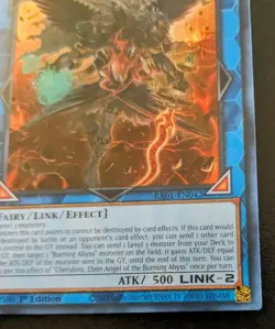 Cherubini, Ebon Angel Of The Burning Abyss RA01-EN042 1st Ed Ultra Rare Yu-Gi-Oh - Image 5