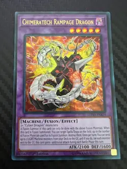 Yugioh Chimeratech Rampage Dragon - LEDD-ENB29 1st Edition NM - Image 1