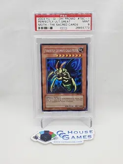 Perfectly Ultimate Great Moth Yu-Gi-Oh! PSA 9 Sacred Promo TSC-001 *CCGHouse* - Image 1